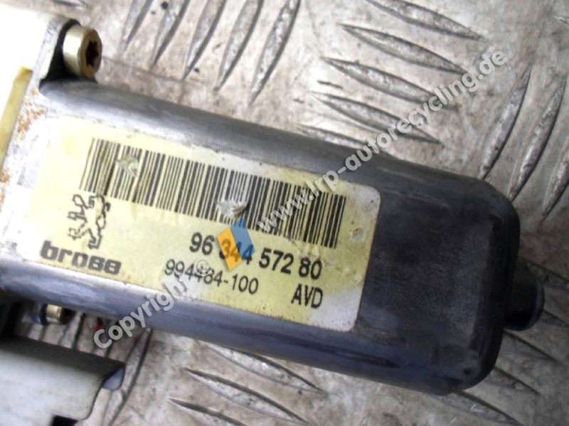 Peugeot 307 Fensterheber Motor rechts Bj.2001-2005 3 Türer 9634457280